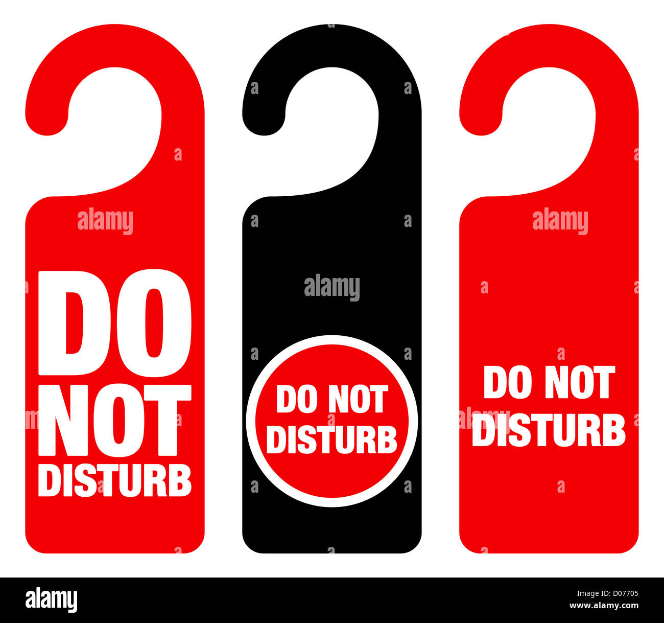 Do Not Disturb Sign Stock Photo - Alamy