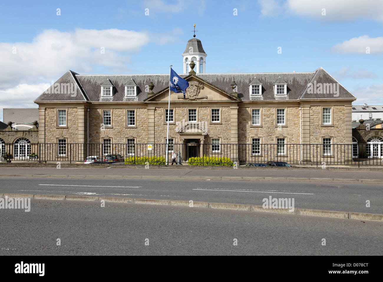 This site is permanently closed. Office building at Chivas Regal whisky company on Renfrew Road in Paisley, Renfrewshire, Scotland, UK Stock Photo