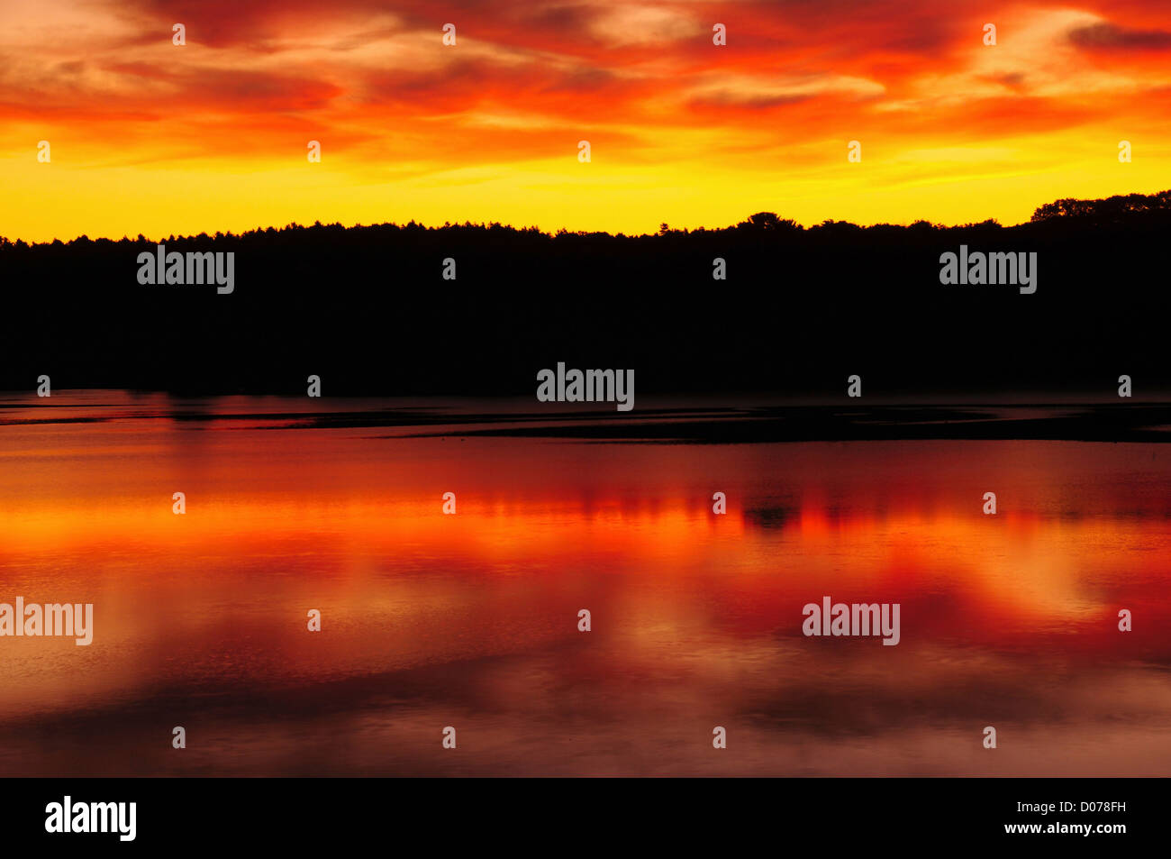 Sunrise on the New Meadows River, Brunswick, Maine, USA Stock Photo Alamy