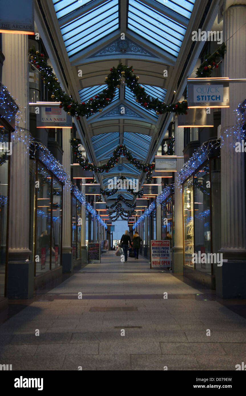 Christmas lights at Broadmead shopping center Bristol November 2012