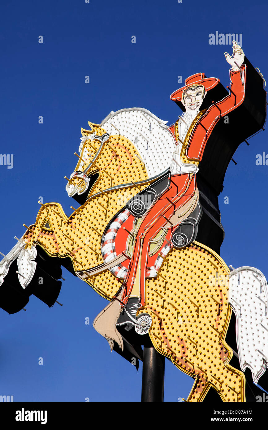 Las Vegas, Nevada, United States. Old downtown Las Vegas Stock Photo