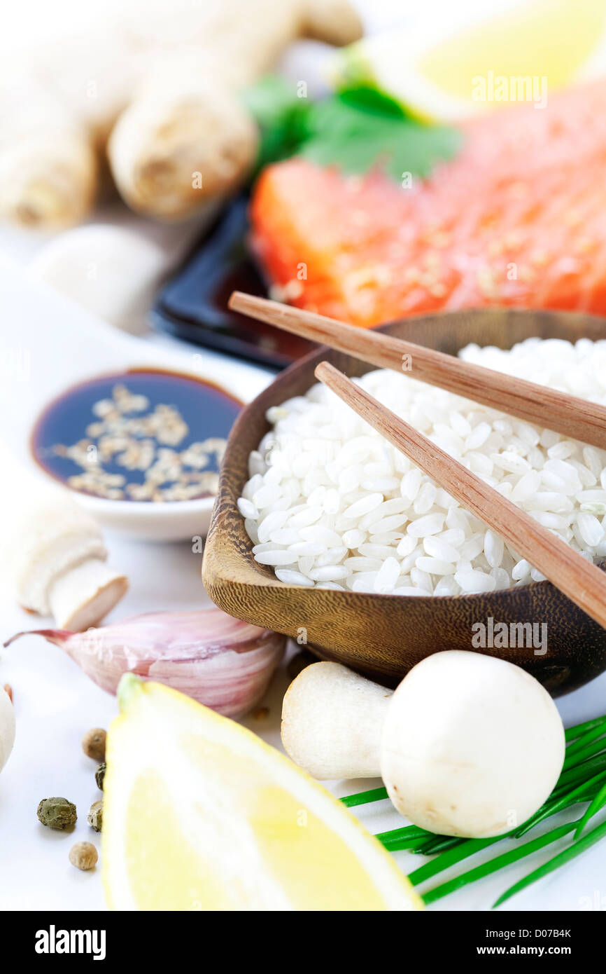 traditional asian ingredients Stock Photo Alamy