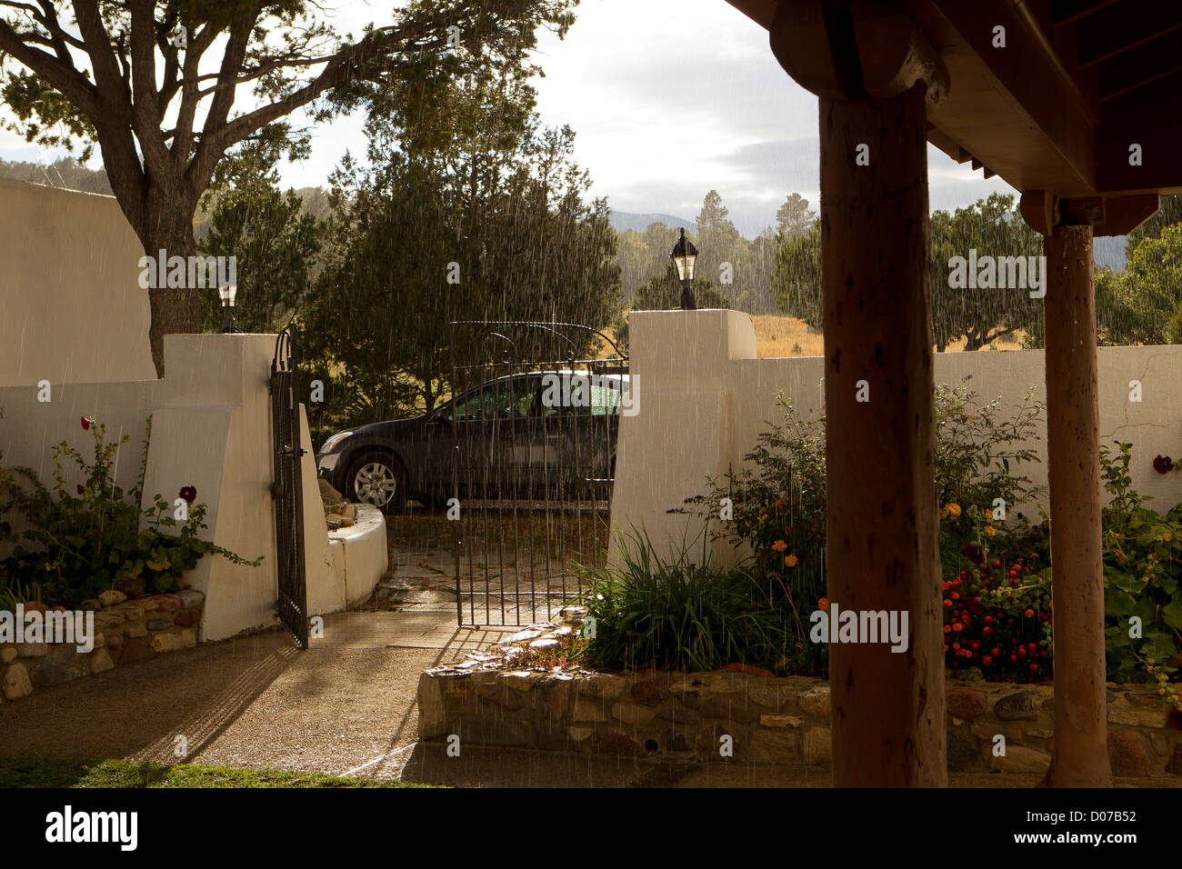 Casa Del Gavilan, Cimarron, New Mexico Stock Photo Alamy