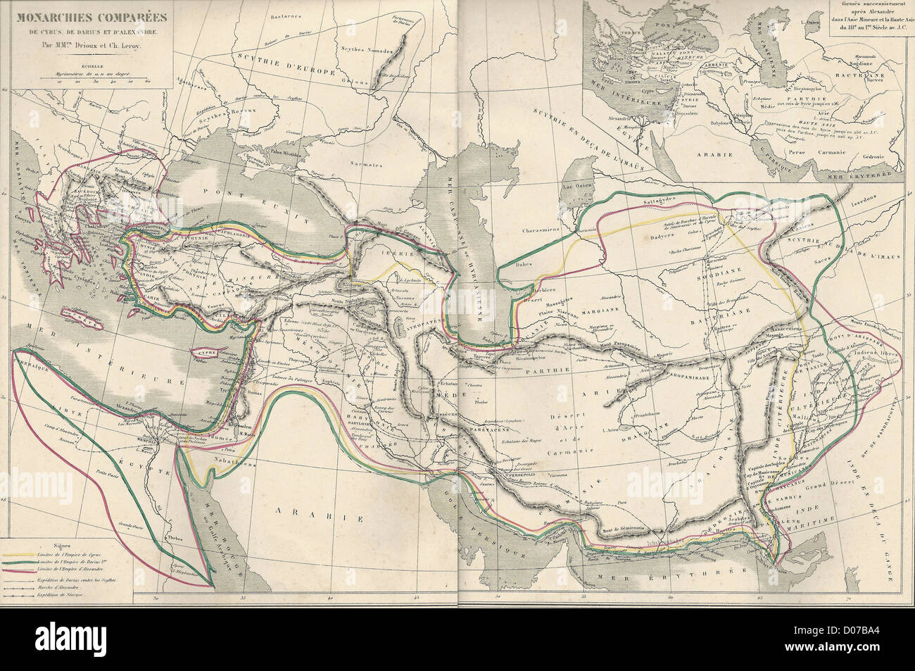 map alexander the great Stock Photo Alamy