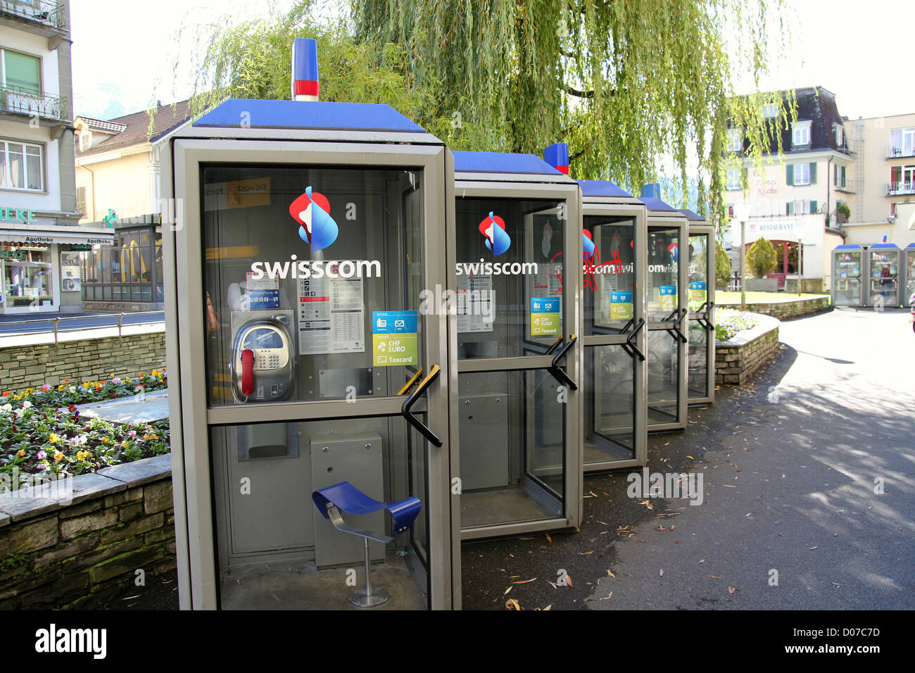 Phone booths switzerland hi-res stock photography and images - Alamy