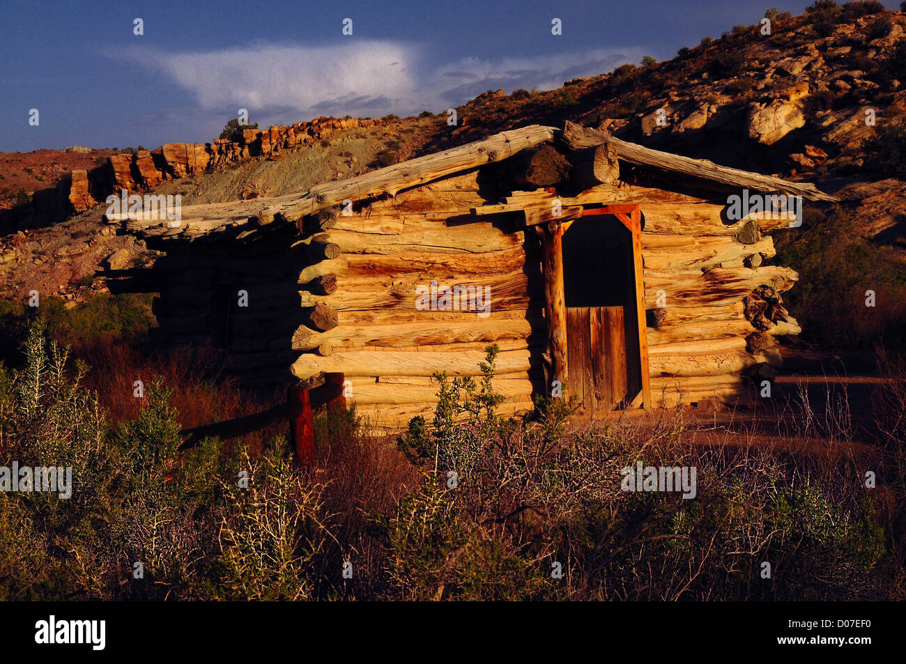 Wolfe Ranch Cabin Arches Stock Photos Wolfe Ranch Cabin Arches