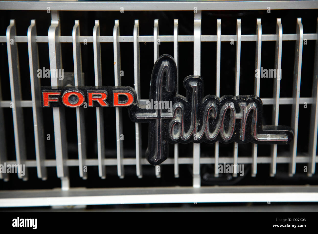 Ford Falcon Grille Stock Photo