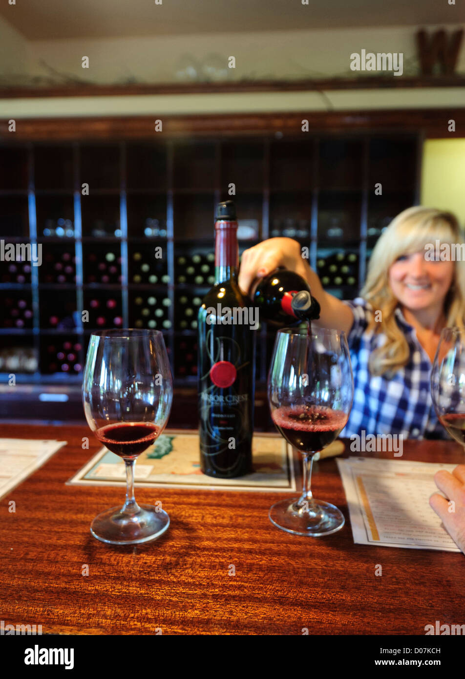 USA, Washington, Spokane. The familyowned Arbor Crest Wine Cellars in