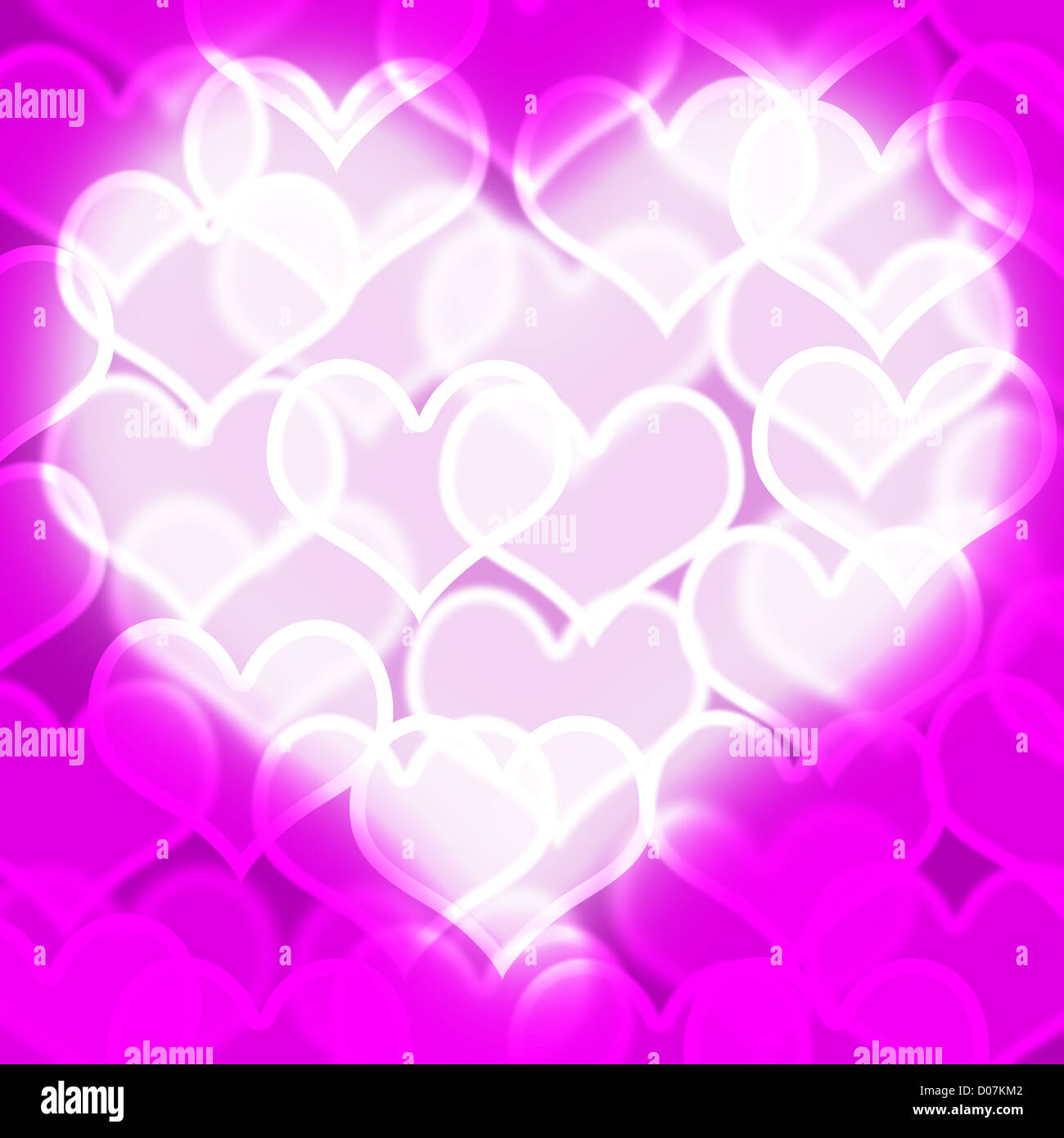 Heart With Mauve Bokeh Background Showing Love Romance And Valentine Stock Photo