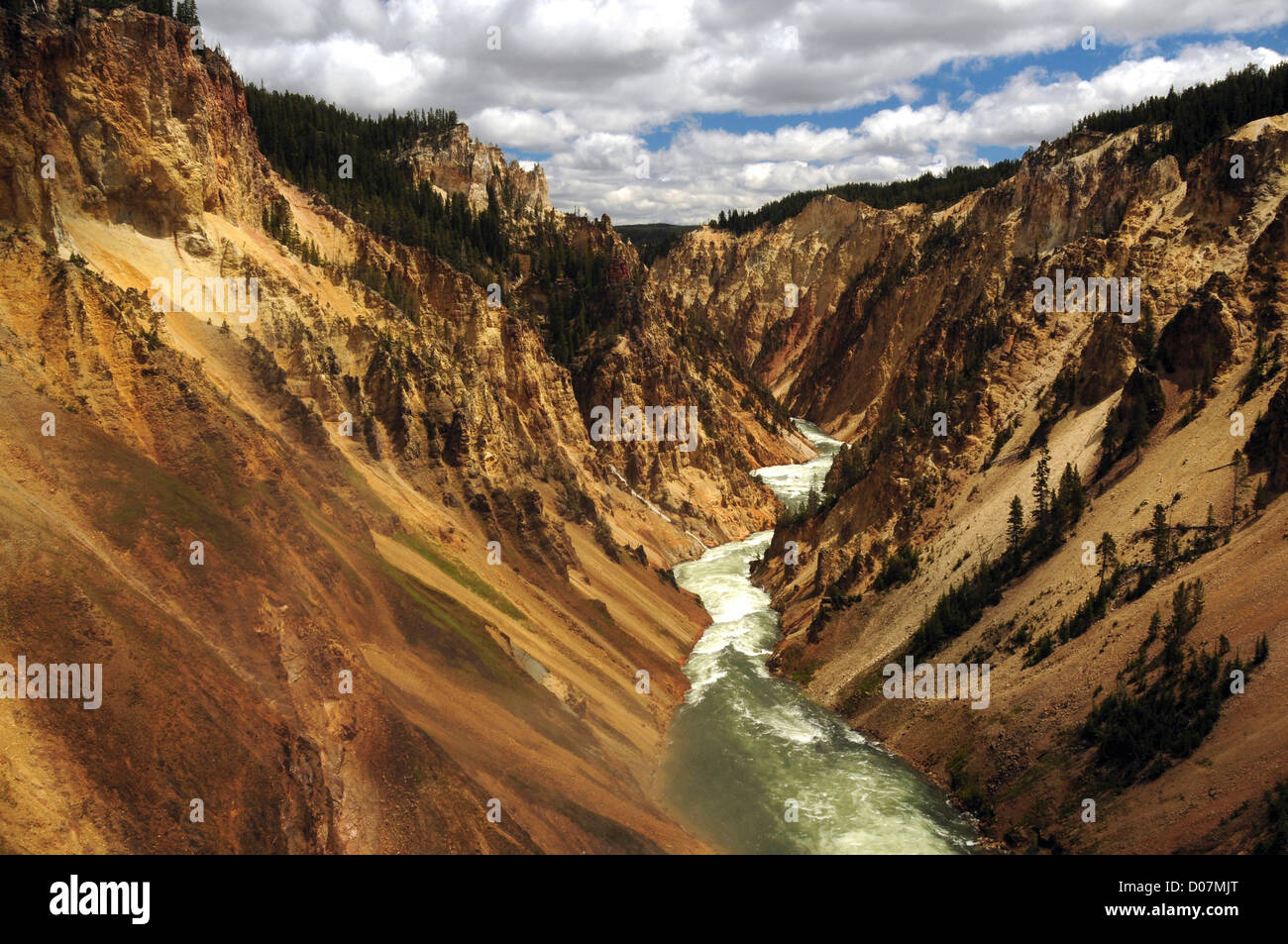 Grand Canyon of the Yellowstone, Yellowstone River, Yellowstone
