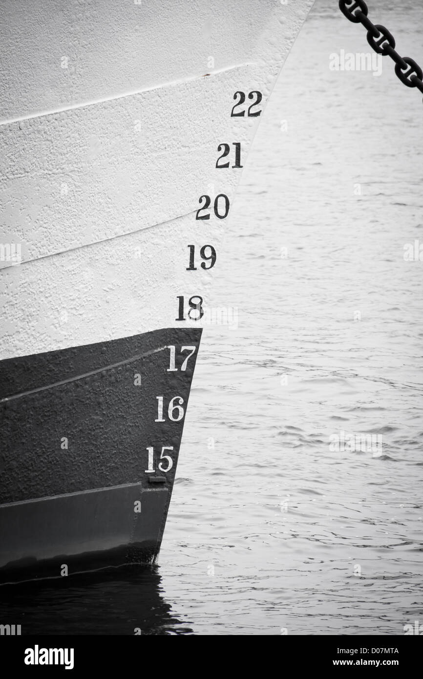 Numbers on a boat Stock Photo Alamy