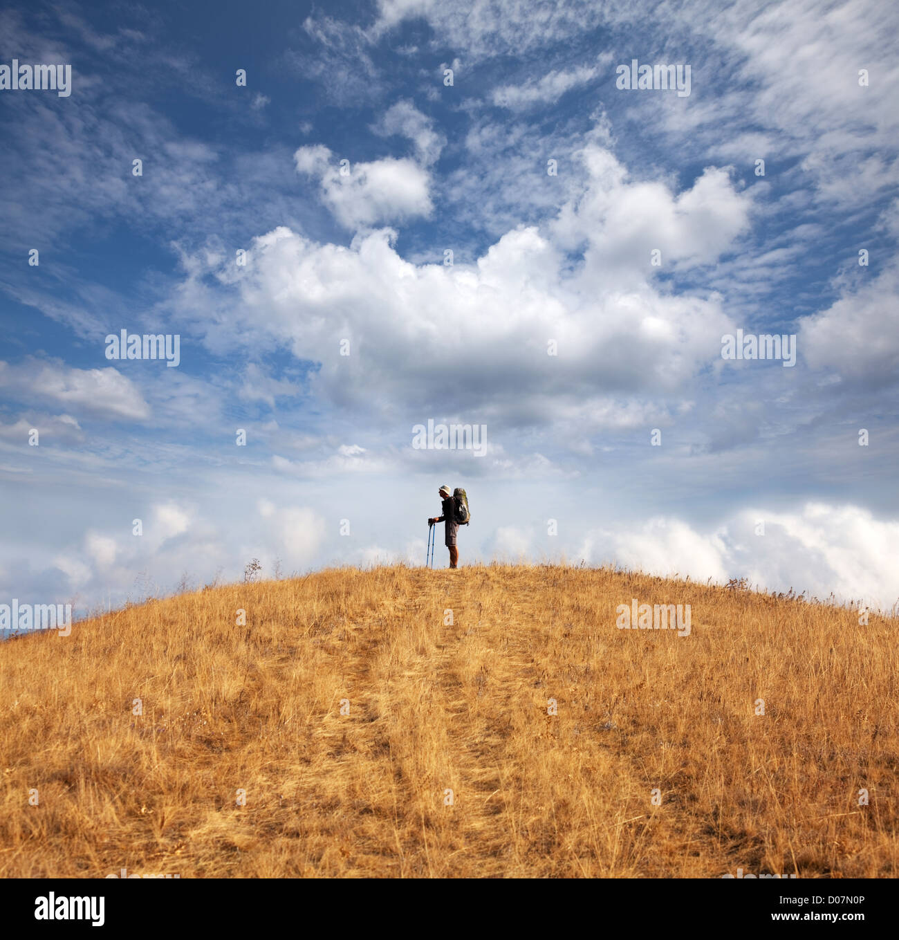 Hiking in autumn hi-res stock photography and images - Alamy