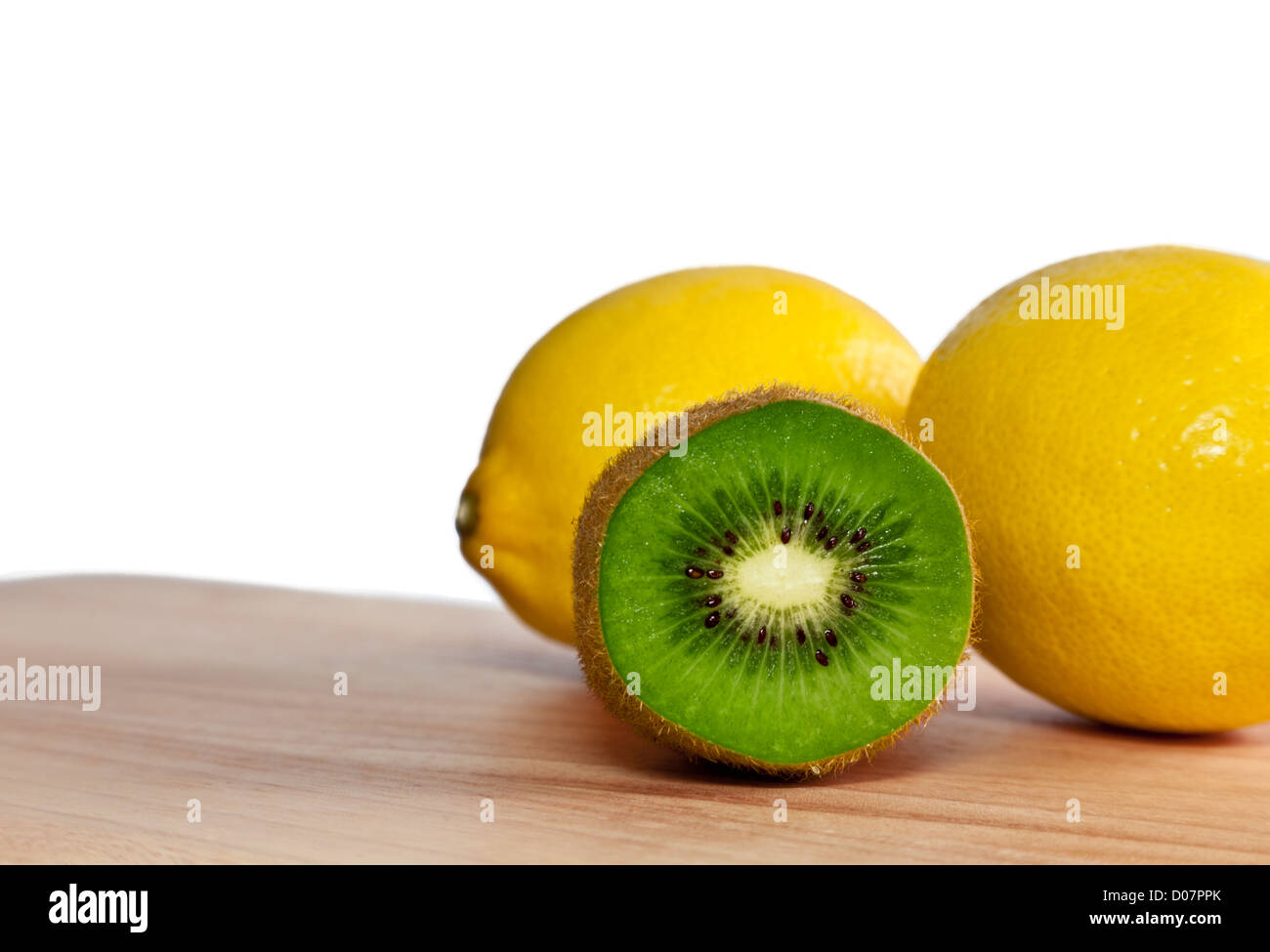 Kiwi And Lemons Stock Photo