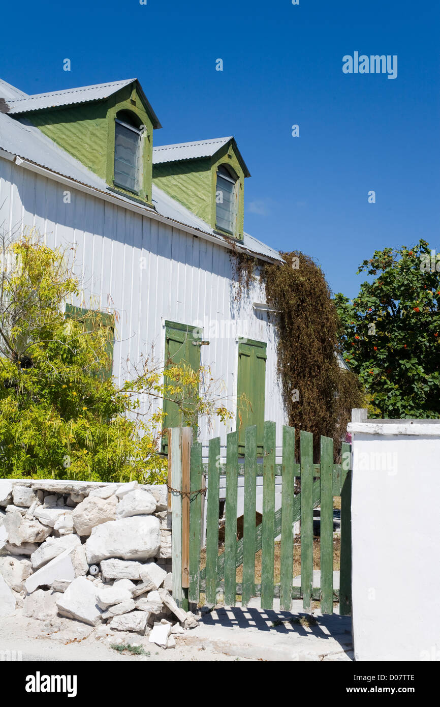 Historic District of Cockburn Town,Grand Turk Island, Turks & Caicos Islands, Caribbean Stock Photo