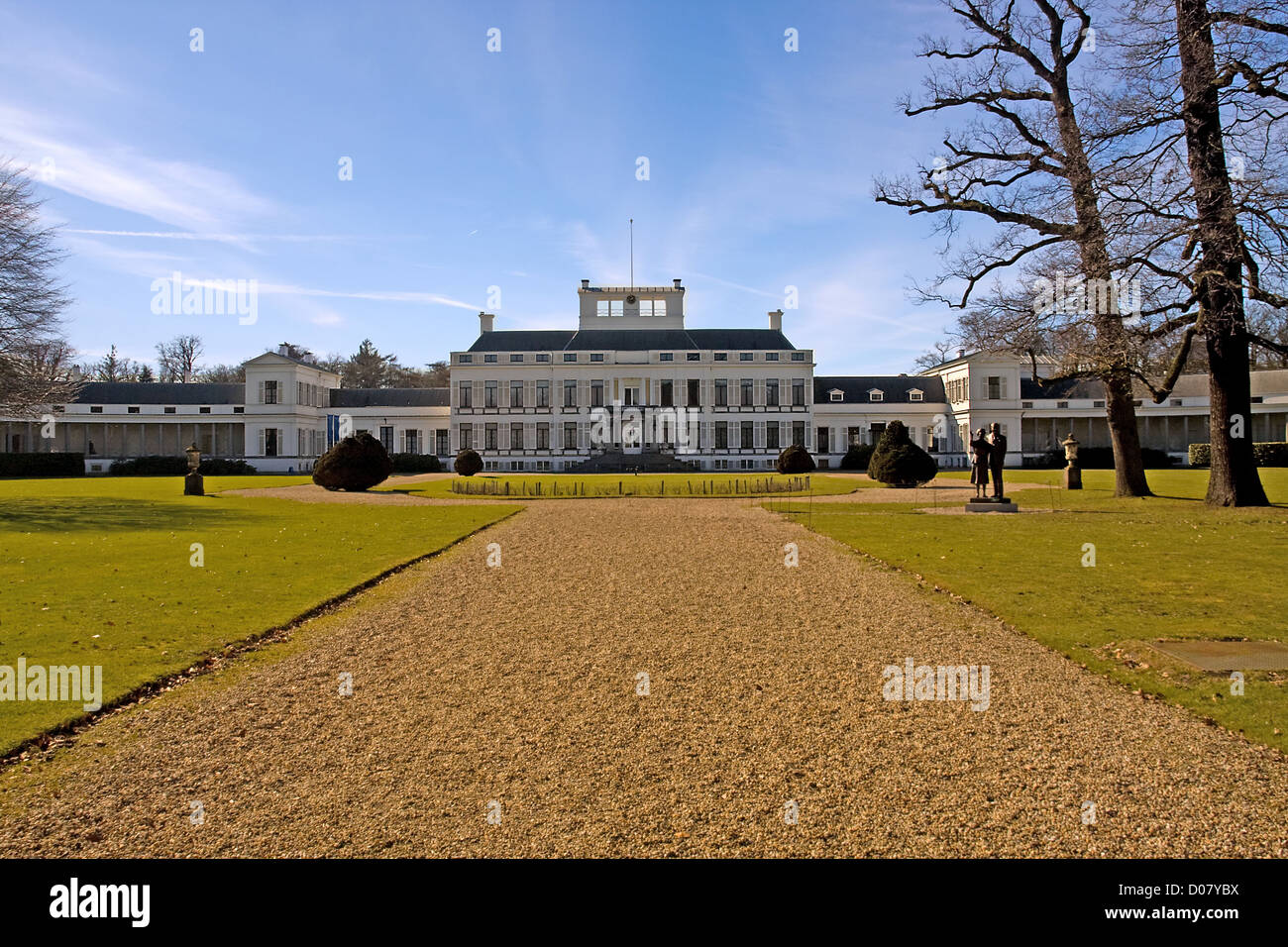 Palace Soestdijk, the former residence of Dutch royal family Queen ...