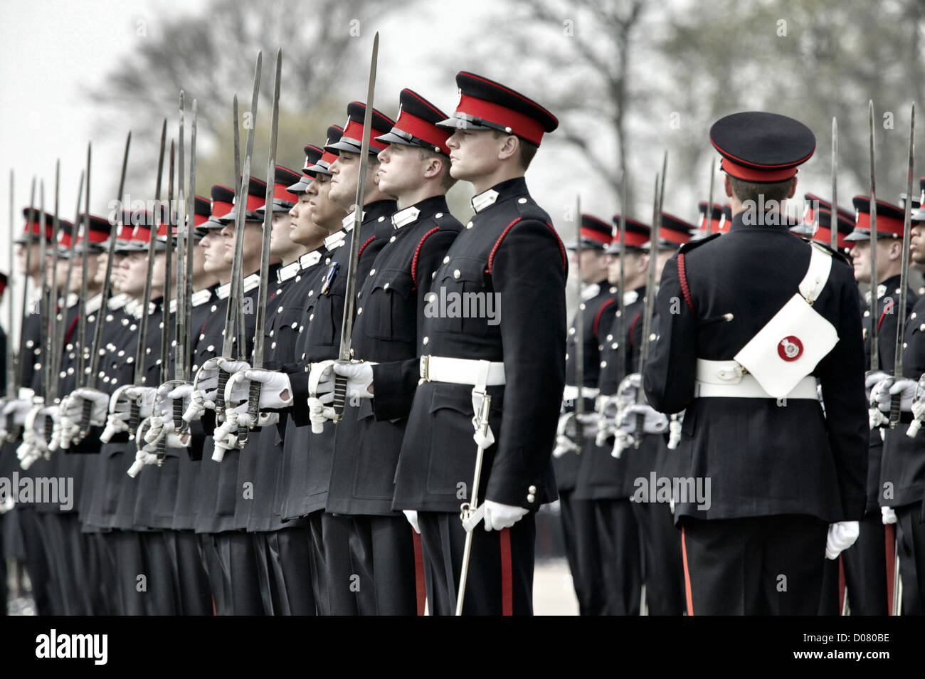 The Sovereigns parade. royal Military Academy Sandhurst Stock Photo