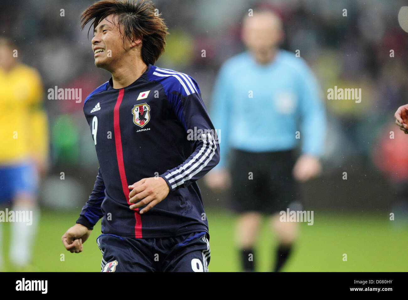 Takashi Inui (JPN),  OCTOBER 16, 2012 - Football / Soccer : Takashi Inui of Japan in action during the International Friendly Match between Japan - Brazil at Stadion Wroclaw, Wroclaw, Poland.  (Photo by AFLO) [2268] Stock Photo