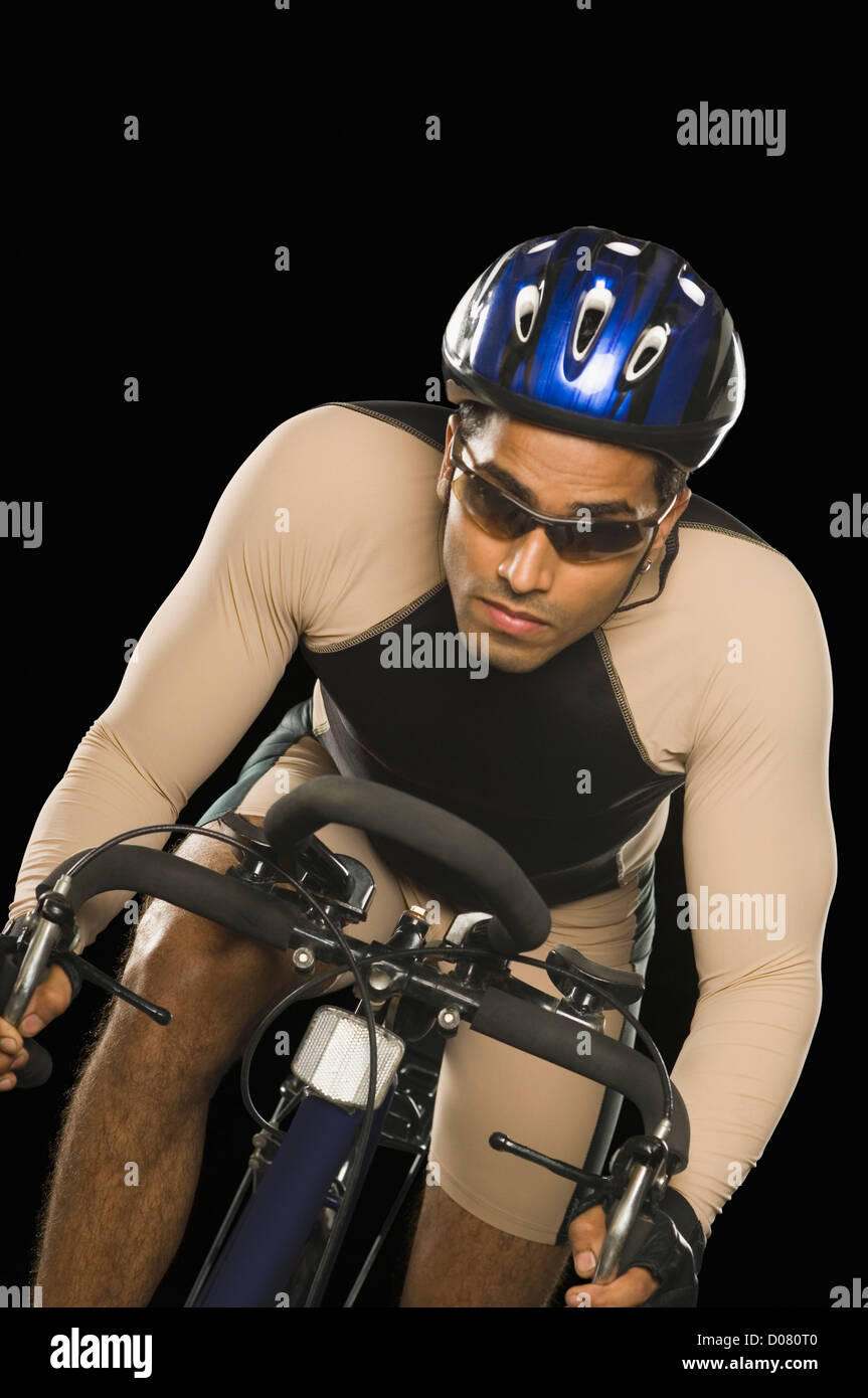 Man riding racing bicycle hi-res stock photography and images - Alamy