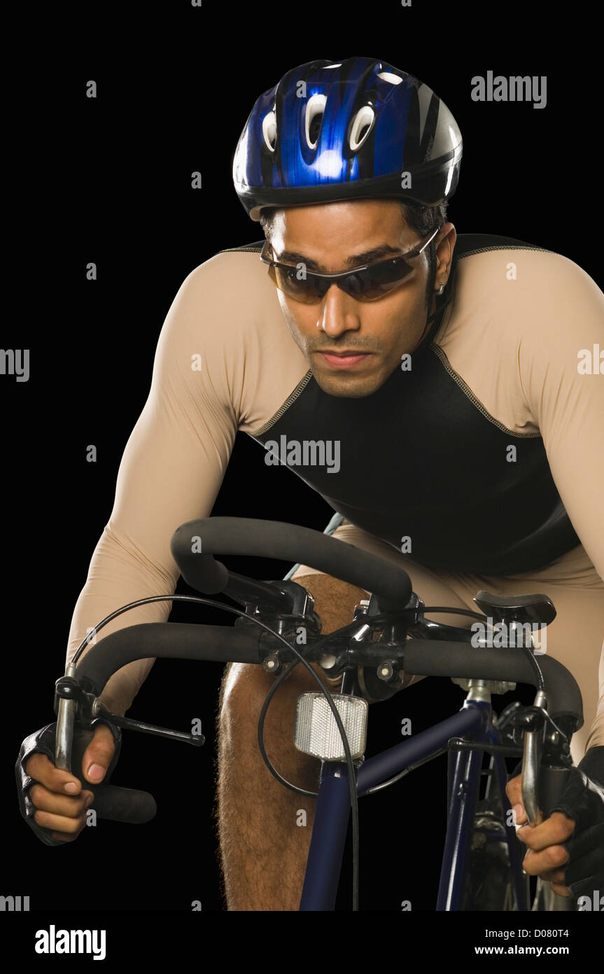Bycyle Rider Images Cyclist riding a racing bicycle Stock Photo - Alamy
