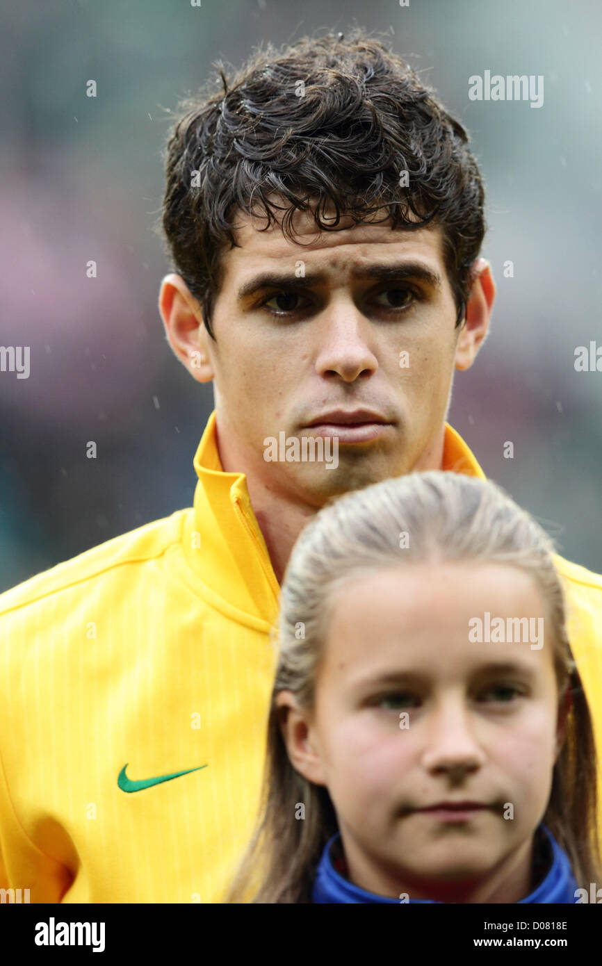 Oscar (BRA),  OCTOBER 16, 2012 - Football / Soccer : A portrait of Oscar of Brazil before the International Friendly Match between Japan - Brazil at Stadion Wroclaw, Wroclaw, Poland.  (Photo by AFLO) [2268] Stock Photo