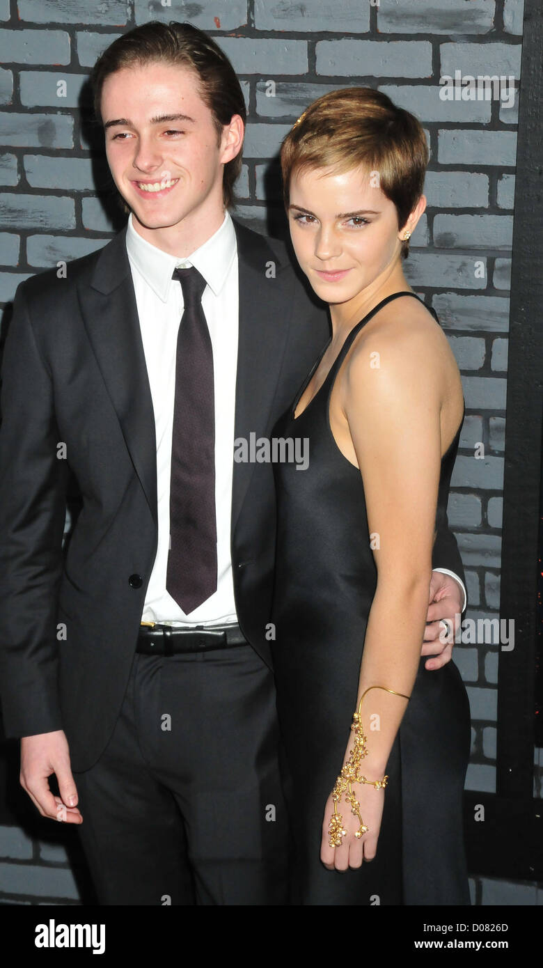 Alex Watson and Emma Watson The premiere of 'Harry Potter and the Deathly  Hallows - Part 1' at Alice Tully Hall - Arrivals New Stock Photo - Alamy