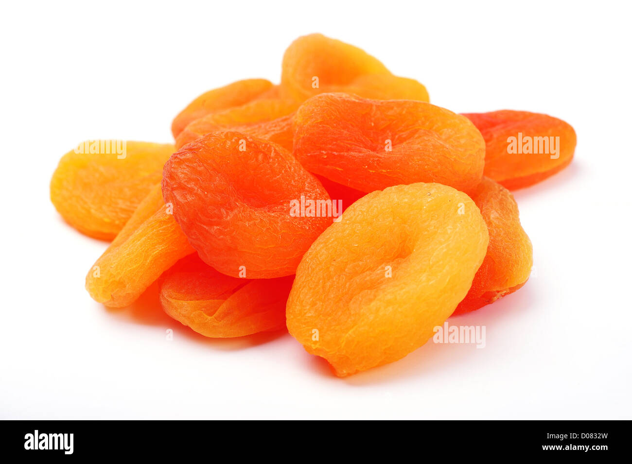dried apricot isolated on a white background Stock Photo Alamy