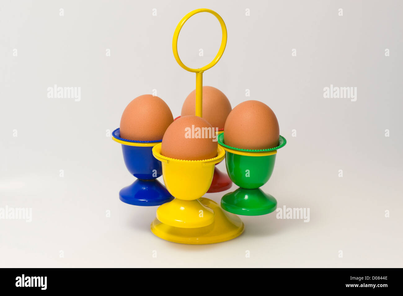 Egg holder with yellow front Stock Photo Alamy