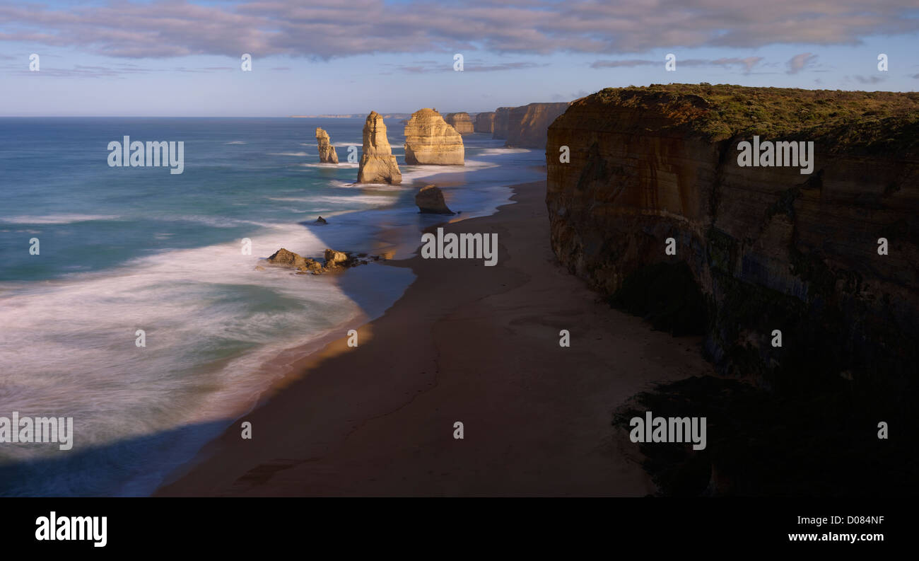 The famous Twelve Apostles on Victoria’s Great Ocean Road Australia Stock Photo