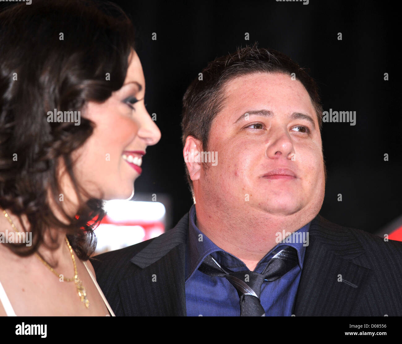 Chaz Bo and girlfriend Jennifer Elia Los Angeles Premiere of "Burlesque