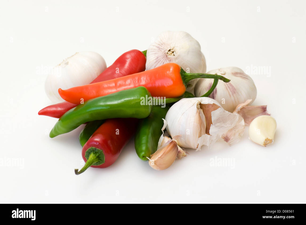 Garlic and chilli Stock Photo Alamy