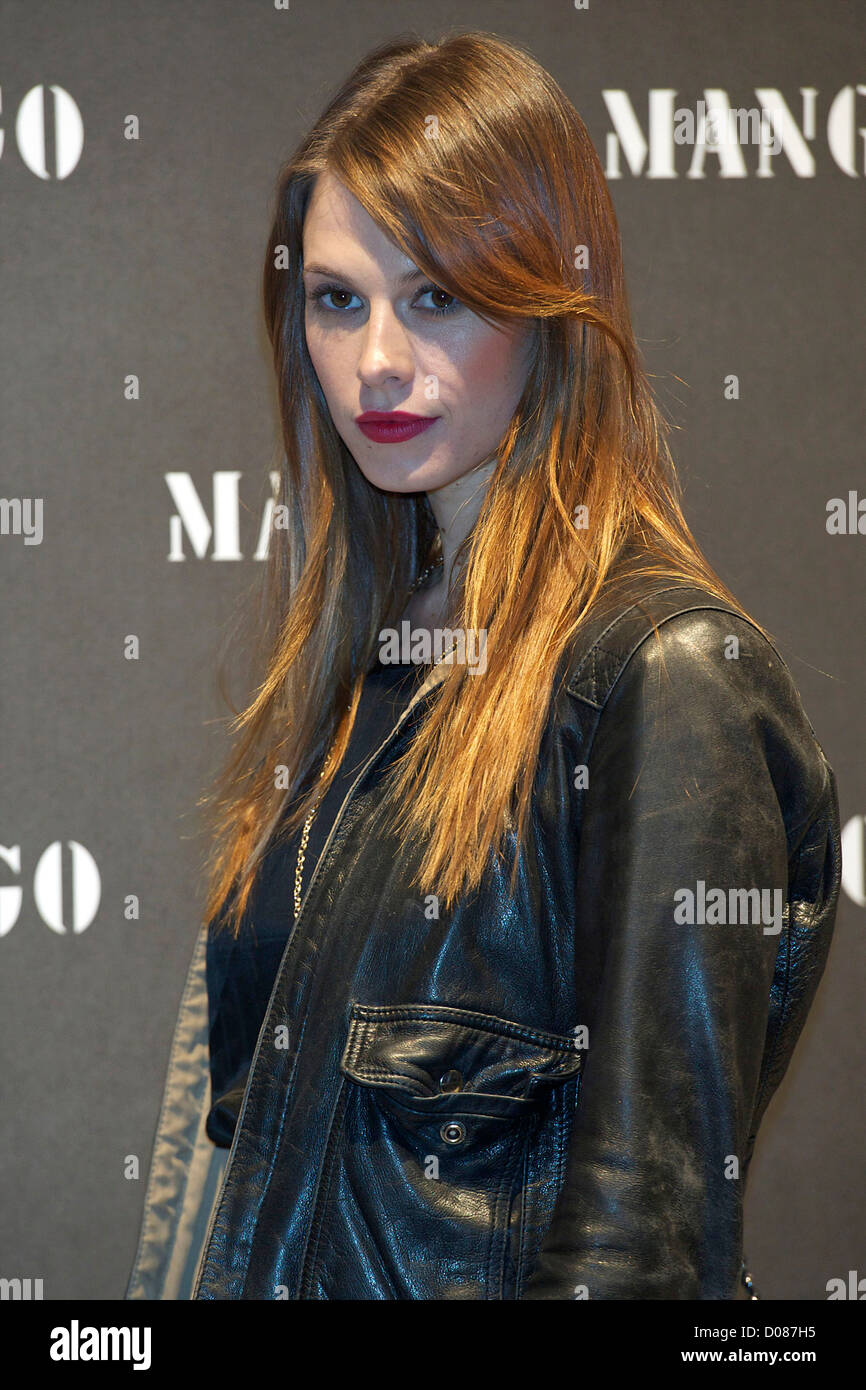 Elettra Rossellini Wiedemann attends Mango new collection at the Palacio de Cibeles. Madrid, Spain - 16.11.10 Stock Photo