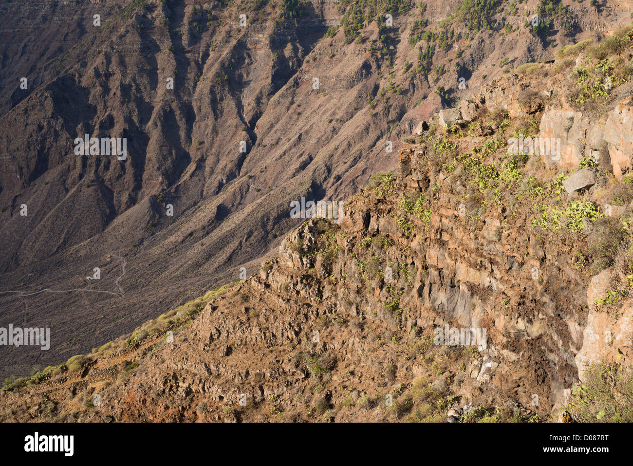View from the Mirador de Isora, El Hierro, Canary Islands, Spain Stock Photo