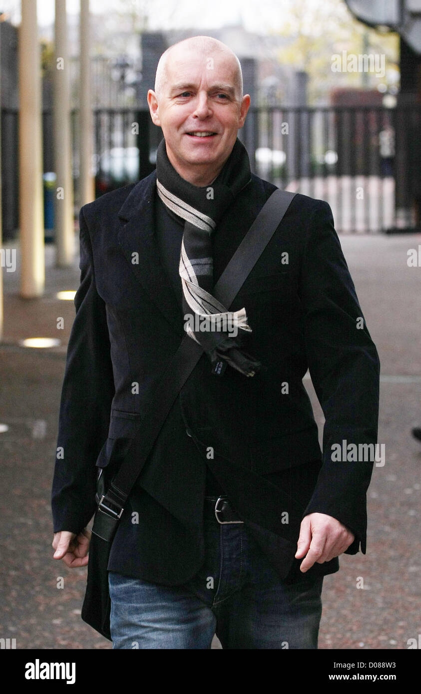 Neil Tennant at the ITV studios London, England 17.11.10 Stock Photo