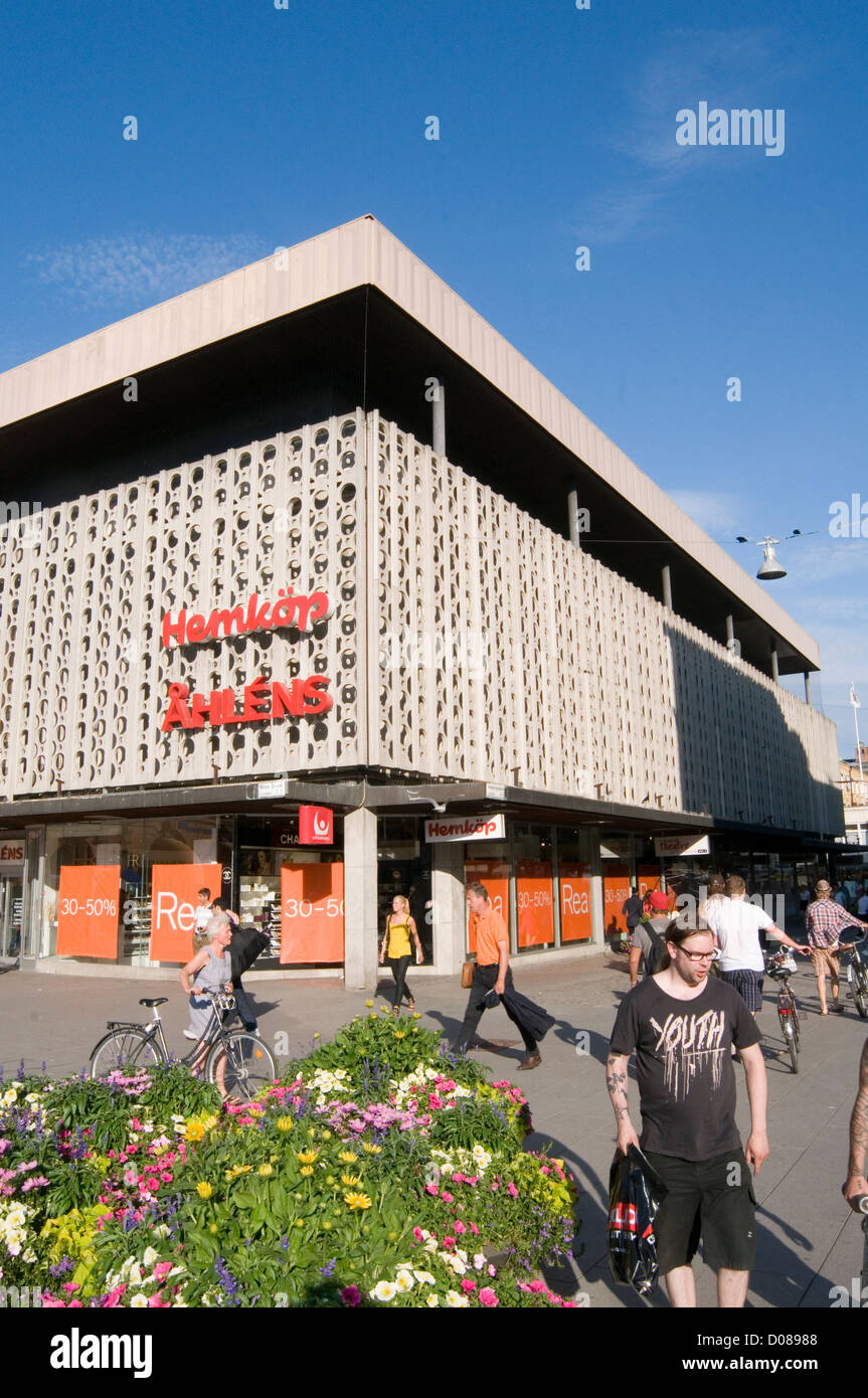 Åhléns department store Uppsala sweden city center centre swedish Stock  Photo - Alamy