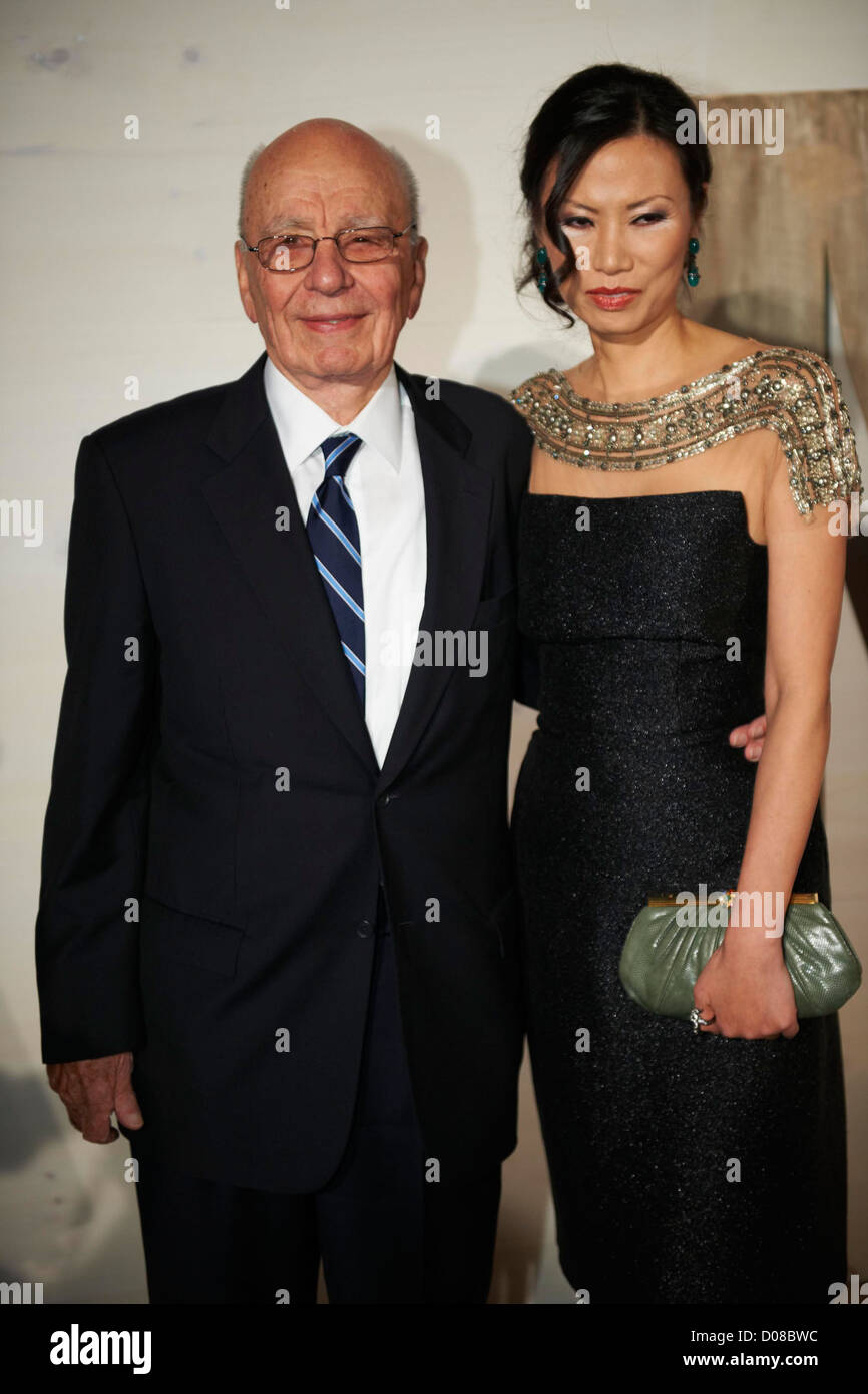 Rupert Murdoch and Guest attends the 3rd annual Museum of Modern Art Film Benefit: A Tribute to Kathryn Bigelow at The Museum Stock Photo