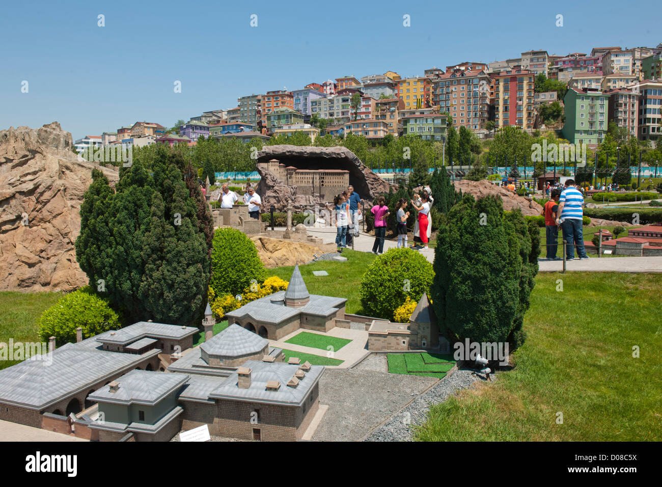 Türkei, Istanbul, Sütlüce, Miniatürk ist ein Freizeitpark in der türkischen Stadt Istanbul auf der europäischen Seite Stock Photo