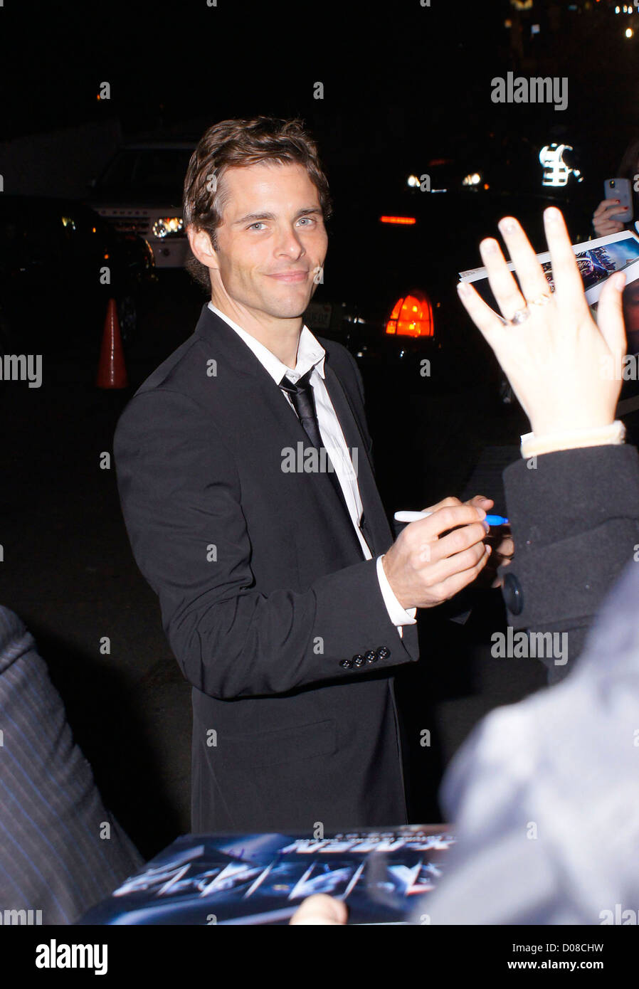 James Marsden celebrities outside Chateau Marmont after attending a GQ party Los Angeles, USA