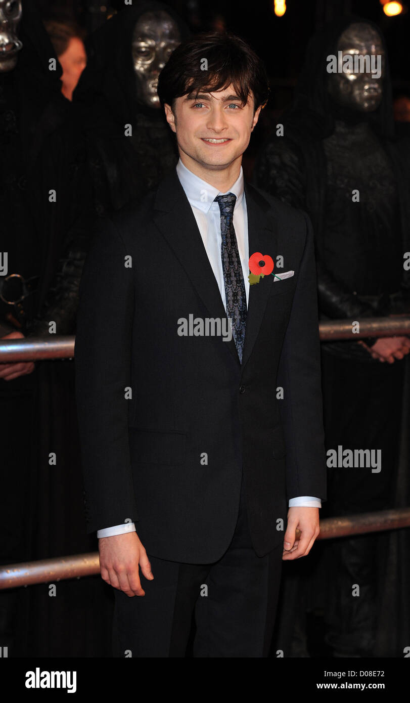 Daniel Radcliffe World Premiere of 'Harry Potter and the Deathly Hallows  Part ' held at the Odeon Leicester SquareArrivals Stock Photo - Alamy