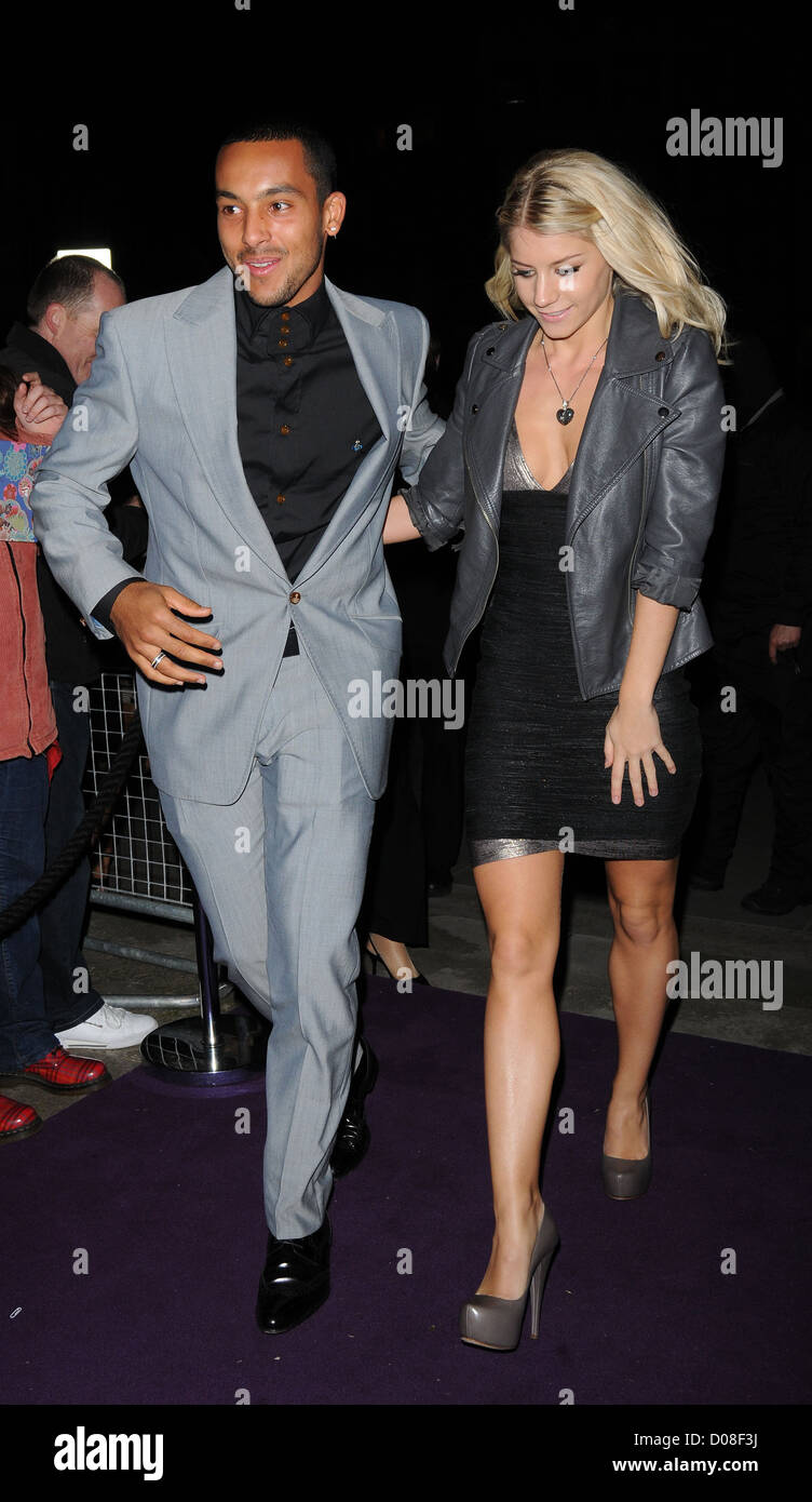 Theo Walcott and Melanie Slade, at the 'Harry Potter and the Deathly