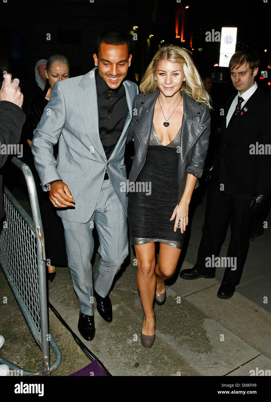 Theo Walcott and Melanie Slade The 'Harry Potter and the Deathly