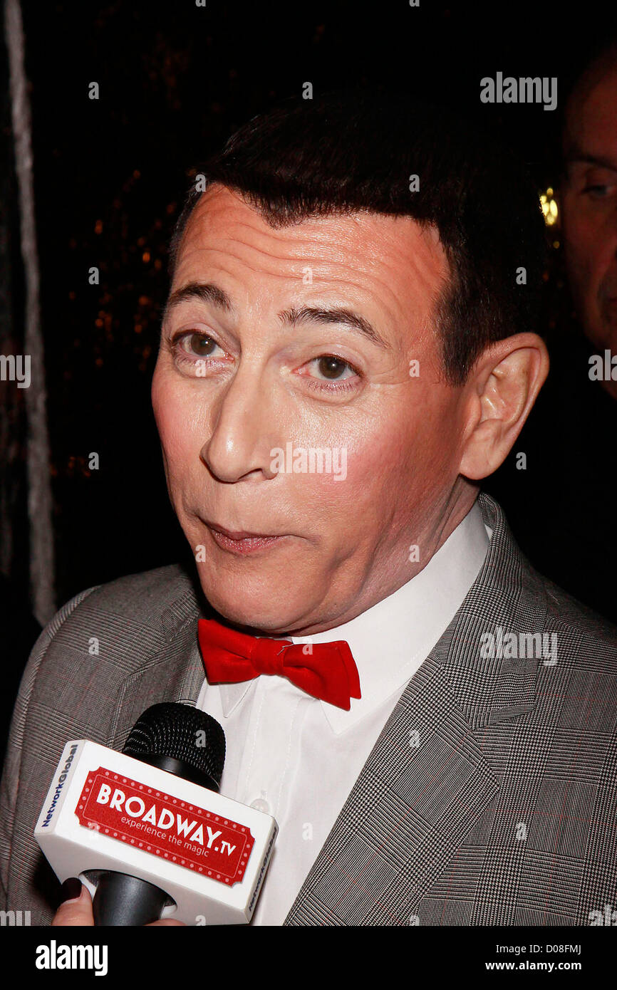 Paul Reubens as PeeWee Herman Opening night of the Broadway production