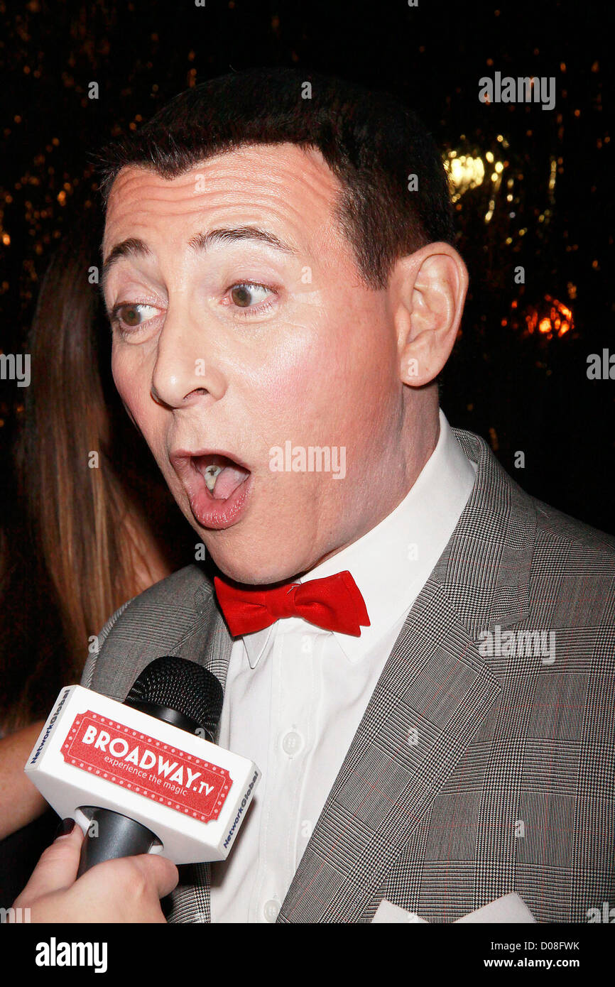 Paul Reubens as PeeWee Herman Opening night of the Broadway production