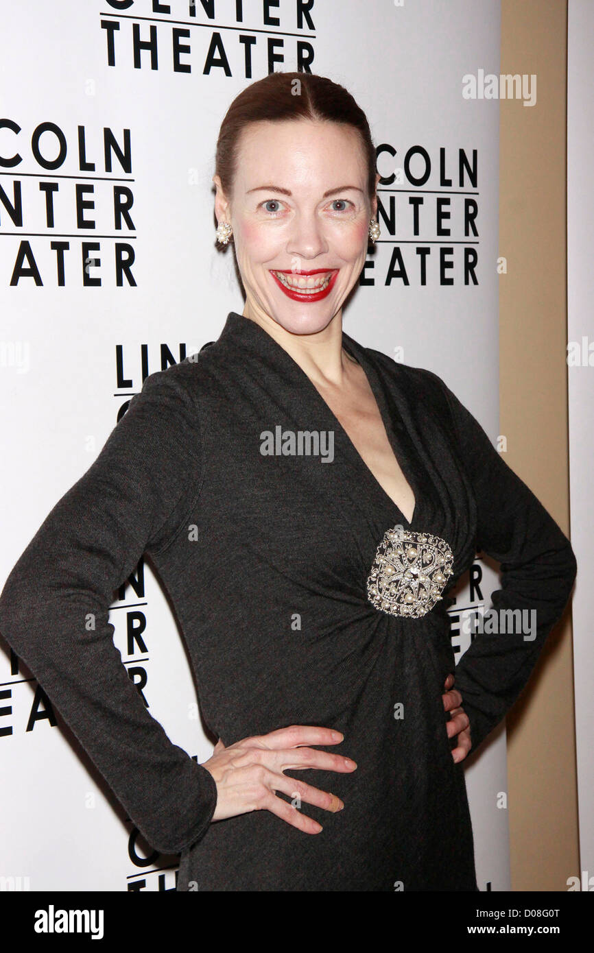 Veanne Cox Opening night after party for the Lincoln Center Theater Broadway production of 'A Free Man of Color' held at Avery Stock Photo