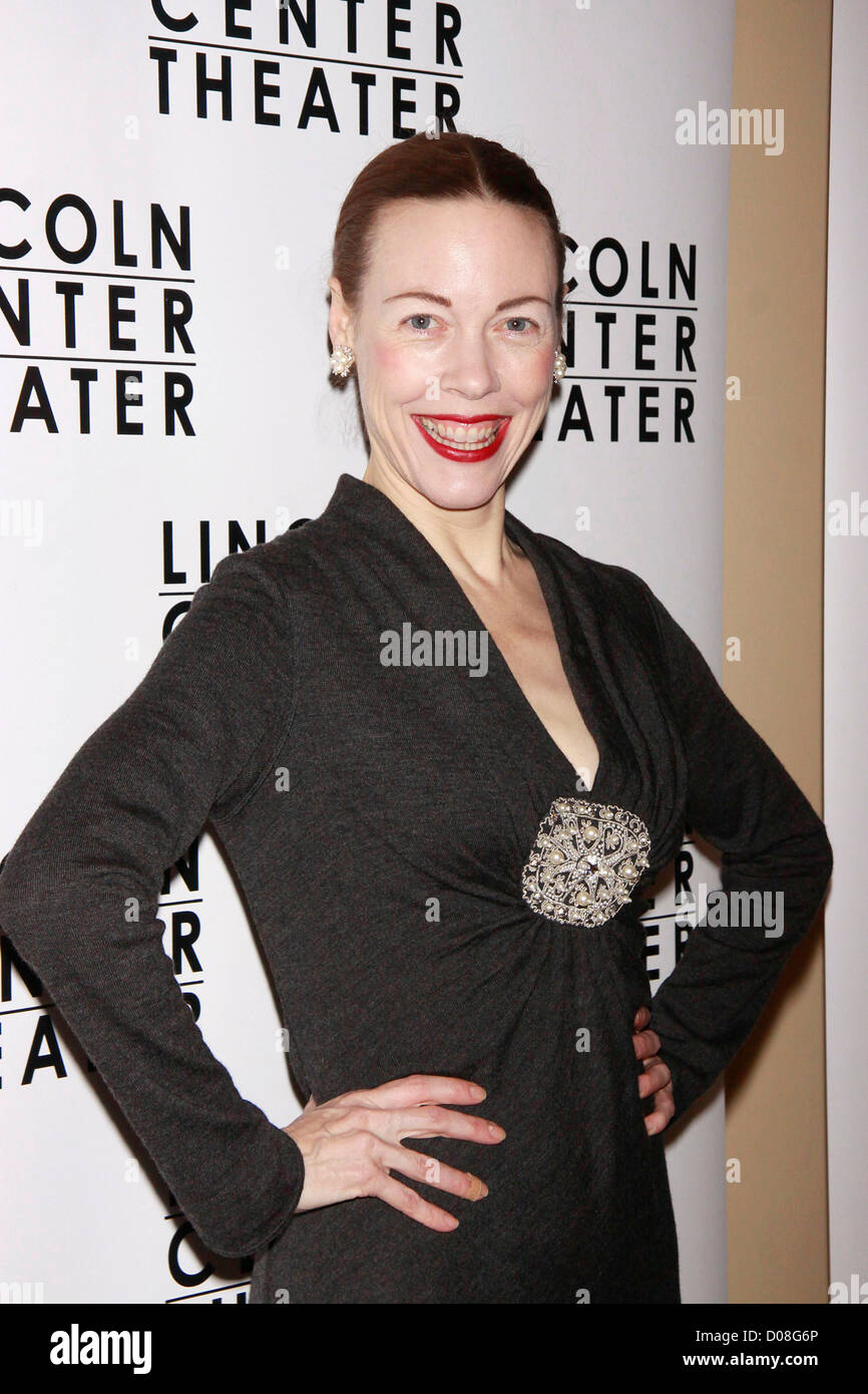Veanne Cox Opening night after party for the Lincoln Center Theater Broadway production of 'A Free Man of Color' held Avery Stock Photo