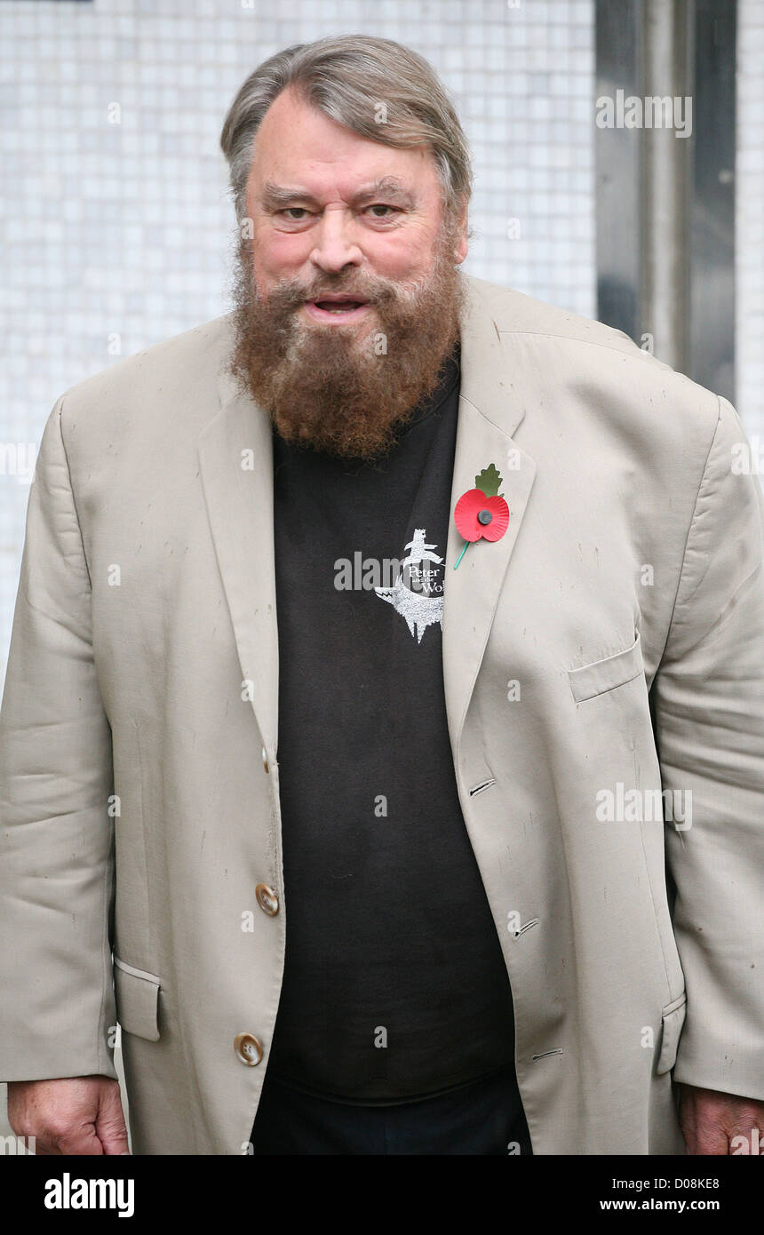 Brian Blessed outside the ITV studios London, England Stock Photo Alamy