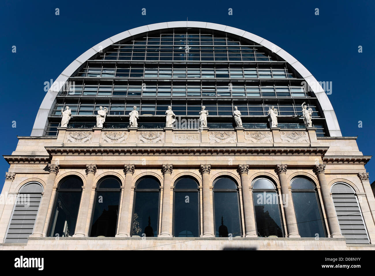 The opera house in Lyon city, France Stock Photo