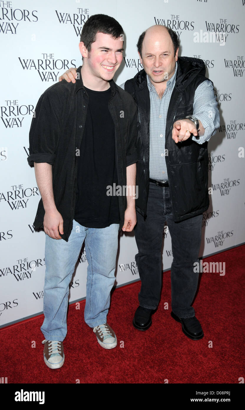 Jason Alexander and son Gabriel The screening of 'The Warrior's Way' at the CGV Cinemas Los Angeles, California - 19.11.10 Stock Photo
