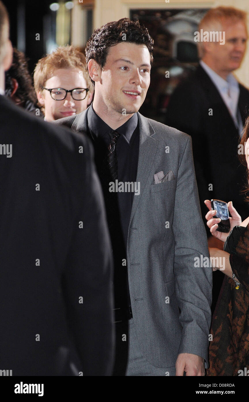 Cory Monteith celebrities attending the 25th Gemini Awards Toronto, Canada Stock Photo