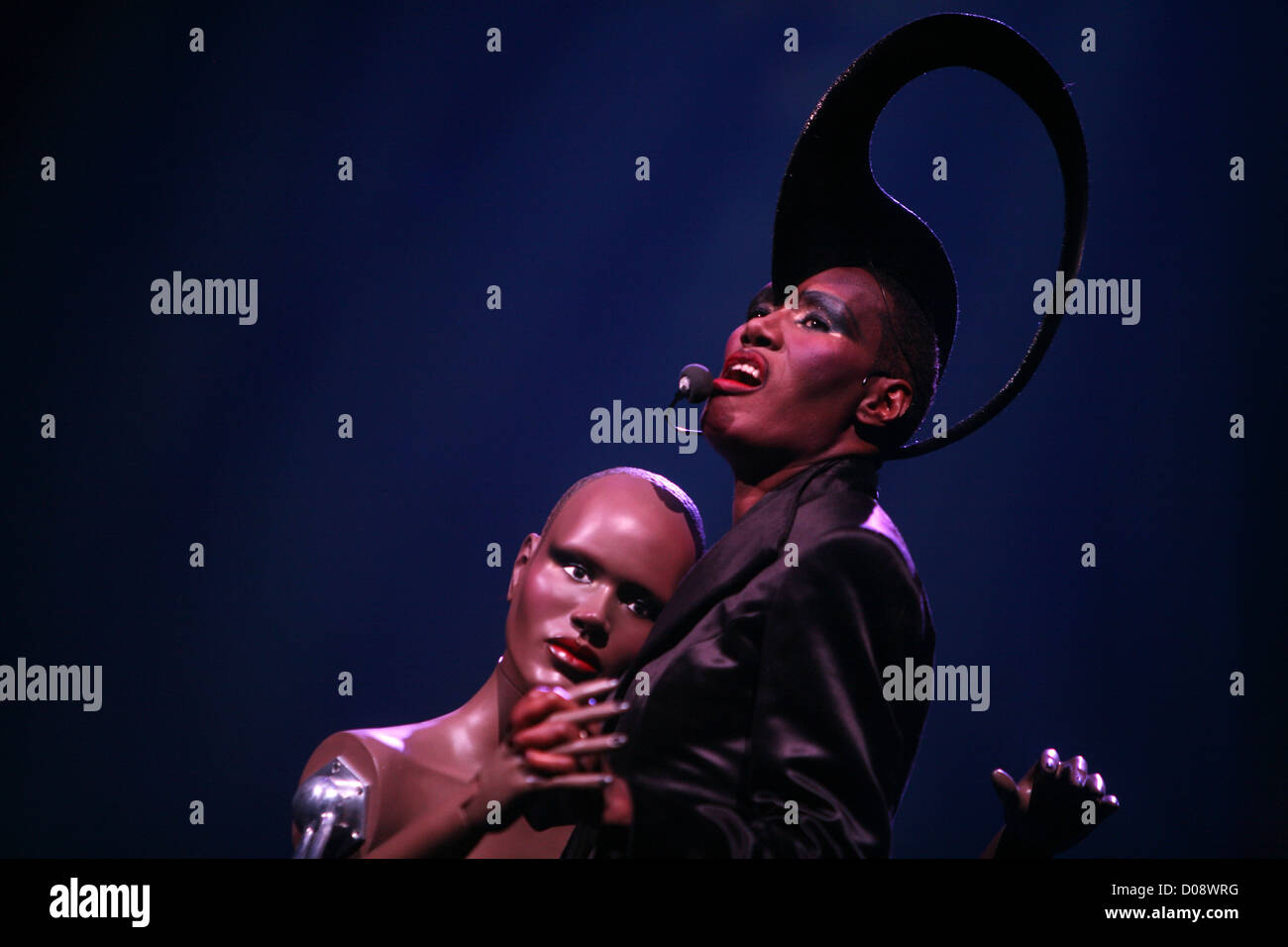 Grace Jones performs at Night Of The Proms at GelreDome Arnhem, The Netherlands - 13.11.10 Stock Photo
