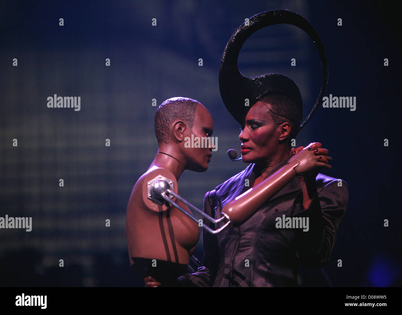 Grace Jones performs at Night Of The Proms at GelreDome Arnhem, The Netherlands - 13.11.10 Stock Photo